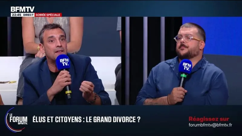 FORUM BFMTV – L’ÉCHANGE ENTRE BENOÎT, CHEF D’ENTREPRISE ET MAXIME, BOULANGER, À PROPOS DES SERVICES PUBLICS