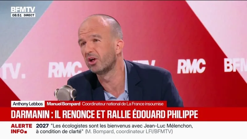 PRÉSIDENTIELLE 2027: « QUE CE SOIT GABRIEL ATTAL, GÉRALD DARMANIN OU ÉDOUARD PHILIPPE, CES GENS VEULENT PERPÉTUER LE MACRONISME EN FRANCE », ESTIME MANUEL BOMPARD