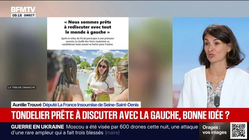 PRÉSIDENTIELLE 2027: « JEAN-LUC MÉLENCHON EST AUJOURD’HUI LE SEUL CANDIDAT À GAUCHE CAPABLE DE BATTRE L’EXTRÊME DROITE ET LES CANDIDATS DE LA MACRONIE », ESTIME AURÉLIE TROUVÉ (DÉPUTÉE LFI)