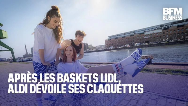 APRÈS LES BASKETS LIDL, ALDI DÉVOILE SES CLAQUETTES
