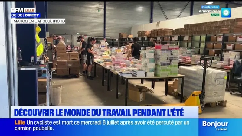 À MARCQ-EN-BAROEUL, DES ÉTUDIANTS DÉCOUVRENT LE MONDE DU TRAVAIL DANS UNE ASSOCIATION