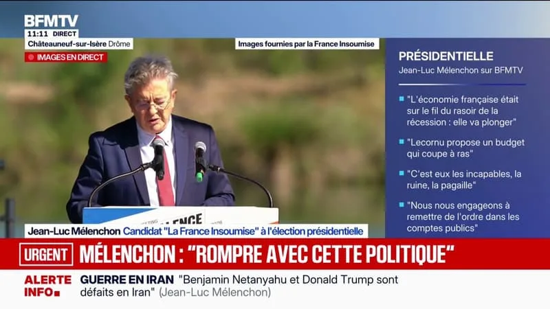2027: « LE DÉPART DE MACRON EST DÉSORMAIS ATTENDU DE TOUS CÔTÉS COMME UNE LIBÉRATION », AFFIRME JEAN-LUC MÉLENCHON, CANDIDAT LFI