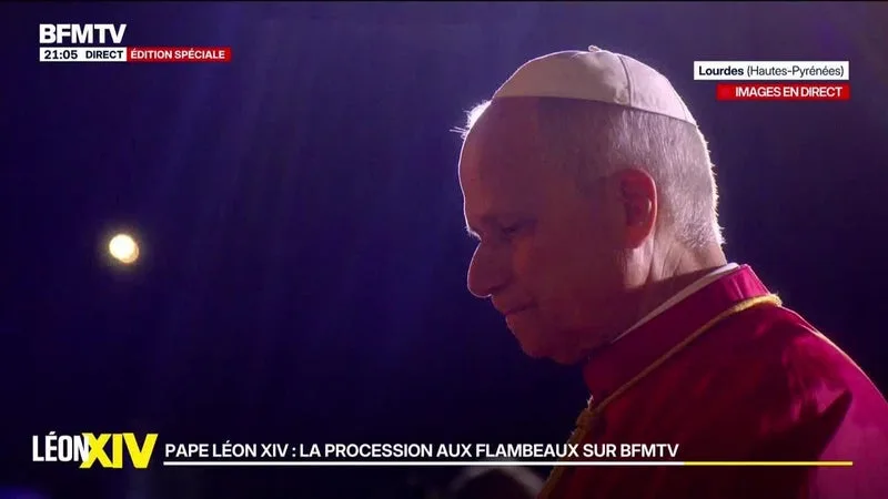 EDITION SPÉCIALE – PAPE LÉON XIV : LA PROCESSION AUX FLAMBEAUX SUR BFMTV – 27/09