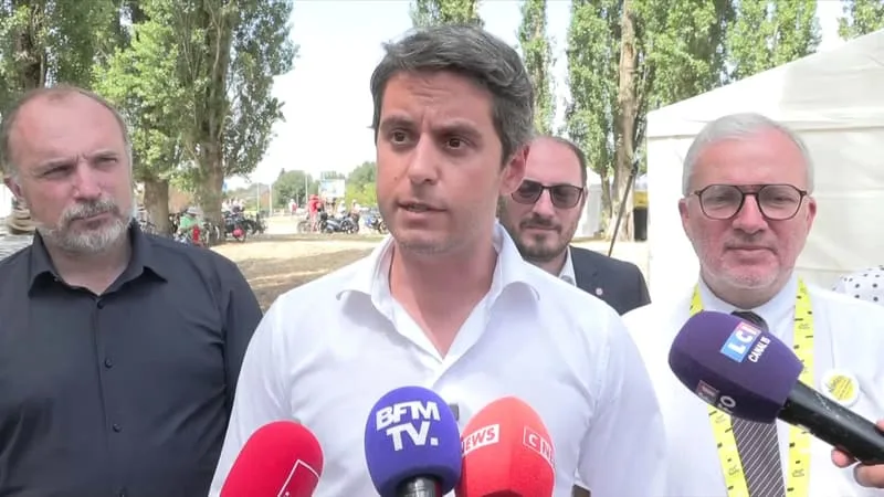 POLÉMIQUE SUR LES CANADAIR: GABRIEL ATTAL RÉPOND À JEAN-LUC MÉLENCHON ET LUI REPROCHE DE « FAIRE DU TRUMPISME »