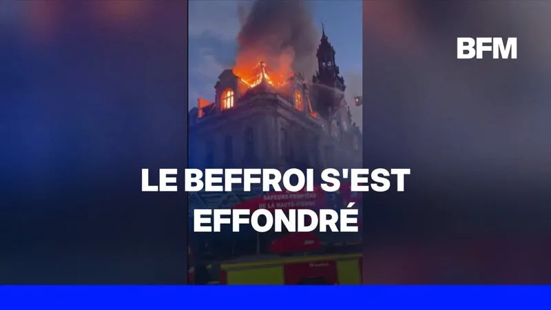 LA MAIRIE DE LIMOGES INCENDIÉE EN MARGE DE LA MOBILISATION DU 17 OCTOBRE