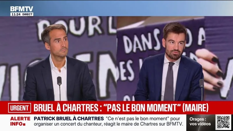 CONCERT DE PATRICK BRUEL: « IL Y A UN MALAISE À CHARTRES SUR CE SUJET AVEC UNE GRANDE PEUR QUE ÇA DÉGÉNÈRE », ASSURE LE MAIRE DE LA COMMUNE