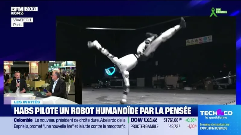 HABS PILOTE UN ROBOT HUMANOÏDE PAR LA PENSÉE – 22/06