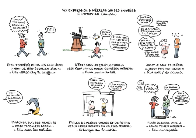 SIX EXPRESSIONS NÉERLANDAISES IMAGÉES À EMPRUNTER (OU PAS)