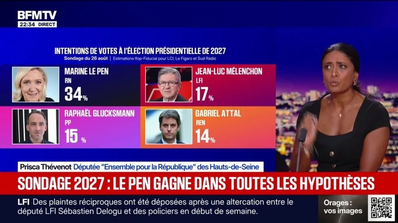 PRÉSIDENTIELLE 2027: « GABRIEL ATTAL EST CAPABLE DE DÉJOUER LES PRONOSTICS », AFFIRME PRISCA THEVENOT