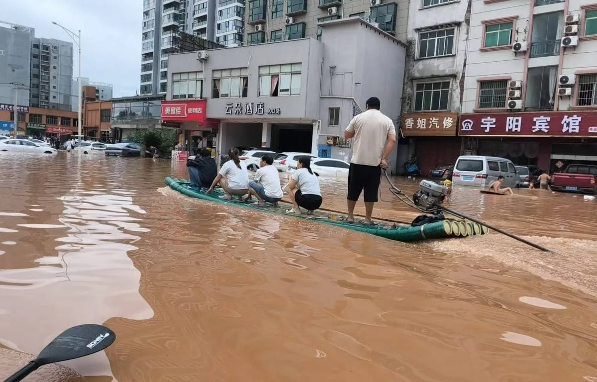 CHINE : AU MOINS 15 MORTS APRÈS DES ORAGES ET INONDATIONS, XI JINPING APPELLE À UNE MOBILISATION « TOTALE »