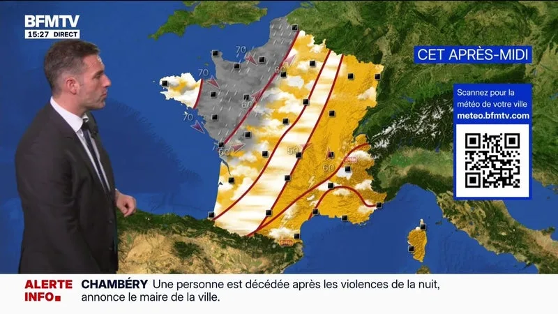 LA MÉTÉO POUR CE MERCREDI 9 SEPTEMBRE 2026