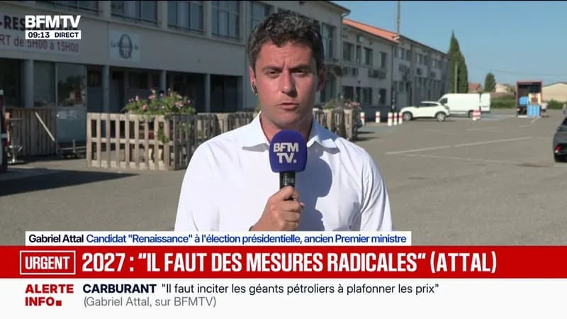 PRÉSIDENTIELLE: « DÉBUT 2027, POUR EMPÊCHER LE RISQUE D’UN SECOND TOUR ENTRE LFI ET LE RN QUI SERAIT CATASTROPHIQUE POUR LE PAYS, IL FAUDRA PROBABLEMENT SE RASSEMBLER », DÉCLARE GABRIEL ATTAL