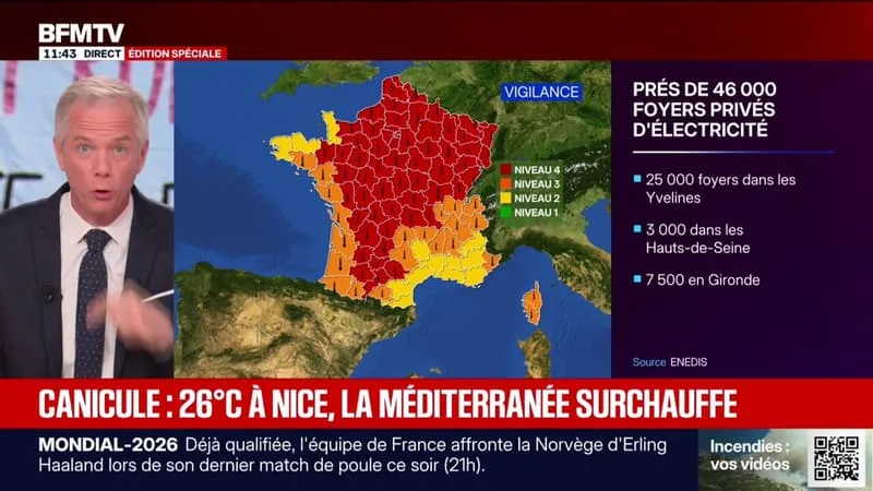 CANICULE: LA MÉDITERRANÉE S’EST RÉCHAUFFÉE « DE 5 À 7 DEGRÉS EN L’ESPACE D’UNE SEMAINE »