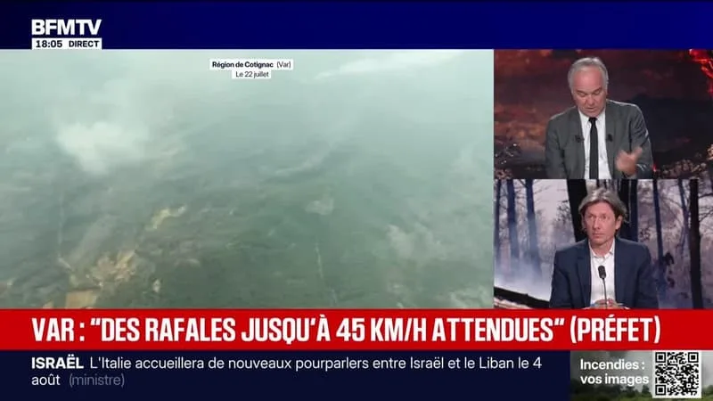 MARSCHALL TRUCHOT : VAR, DES RAFALES JUSQU’À 45 KM/H ATTENDUES (PRÉFET) – 22/07