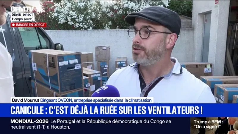 AVEC LE RETOUR DES FORTES CHALEURS, LES VENTILATEURS PRIS D’ASSAUT
