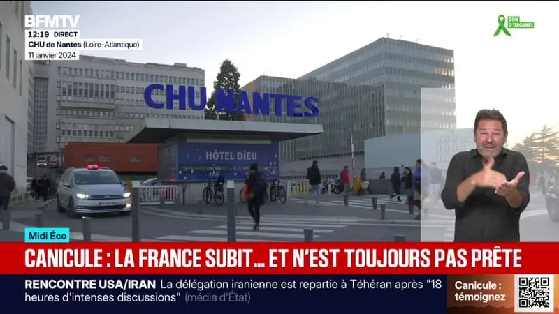 LE CHU DE NANTES, EN CONSTRUCTION ET ATTENDU POUR 2028, NE POSSÈDERA PAS LA CLIMATISATION DANS LES CHAMBRES