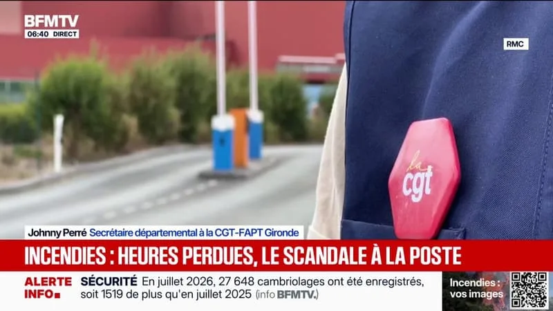 EMPÊCHÉS D’ALLER TRAVAILLER DURANT LES INCENDIES, CES SALARIÉS DE LA POSTE SONT INVITÉS À POSER DES RTT OU À RATTRAPER LEURS HEURES