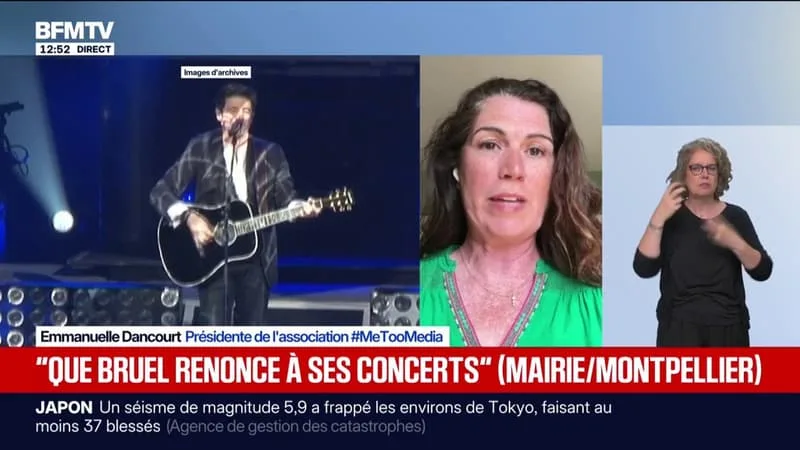ANNULATION DES CONCERTS DE PATRICK BRUEL: « C’EST UN VRAI SOULAGEMENT DE VOIR ARRIVER 15 MAIRES PLUS LUCIDES », EXPLIQUE LA PRÉSIDENTE DE L’ASSOCIATION #METOOMEDIA