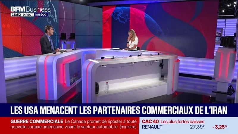 LES USA MENACENT LES PARTENAIRES COMMERCIAUX DE L’IRAN