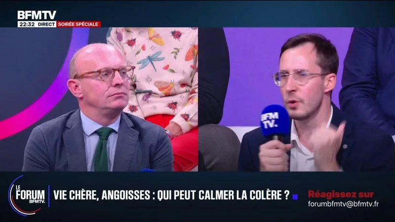 FORUM BFMTV – COLÈRE SOCIALE: L’ÉCHANGE ENTRE BENOÎT PERRIN, PRÉSIDENT DE CONTRIBUABLES ASSOCIÉS, ET FRANÇOIS BOULO, ANCIEN PORTE-PAROLE DES GILETS JAUNES DE ROUEN