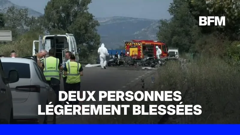 UN AVION DE L’ARMÉE DE L’AIR S’ÉCRASE À SALON-DE-PROVENCE, LES DEUX PERSONNES À BORD LÉGÈREMENT BLESSÉES