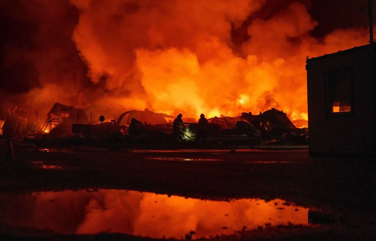 GUERRE EN UKRAINE : KIEV VILLE MARTYRISÉE, L’ALLEMAGNE TOUCHÉE PAR UN DRONE EXPLOSIF D’ORIGINE SUSPECTE