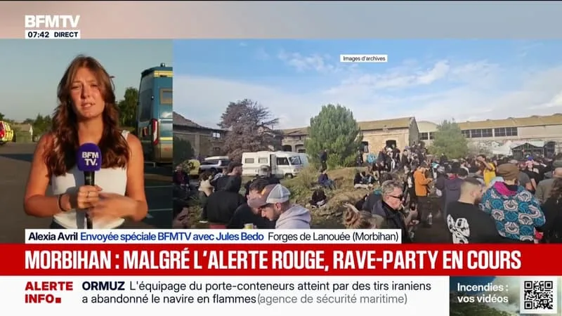 MORBIHAN: 2.000 PERSONNES RASSEMBLÉES DANS UNE RAVE-PARTY ILLÉGALE EN PLEINE CANICULE ET FACE AUX FORTS RISQUES D’INCENDIES