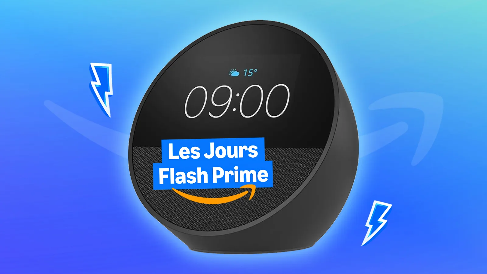 CE RÉVEIL AMAZON AFFICHE L’HEURE, LA MÉTÉO ET LA MUSIQUE : IL PERD 70 € AVANT LES JOURS FLASH PRIME