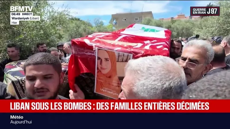 GUERRE AU MOYEN-ORIENT: DES FAMILLES ENTIÈRES DÉCIMÉES AU LIBAN