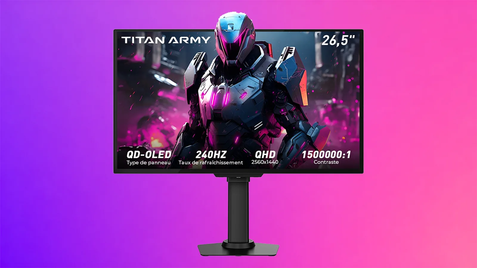 VOUS RÊVEZ D’UN ÉCRAN QD-OLED OU ULTRA-WIDE POUR JOUER ? CETTE OFFRE TITAN ARMY MÉRITE UN DÉTOUR