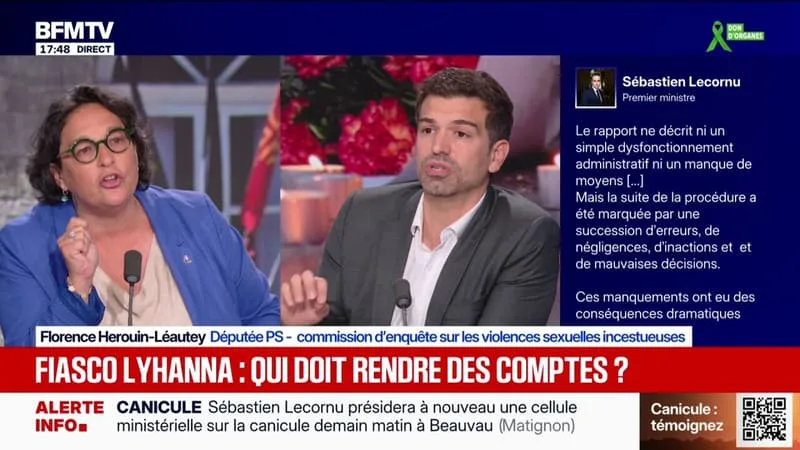 RAPPORT D’INSPECTION SUR L’AFFAIRE LYHANNA: « CETTE AFFAIRE EST RÉVÉLATRICE DE QUELQUE CHOSE DE SYSTÉMIQUE », OBSERVE FLORENCE HEROUIN-LÉAUTEY (PS)