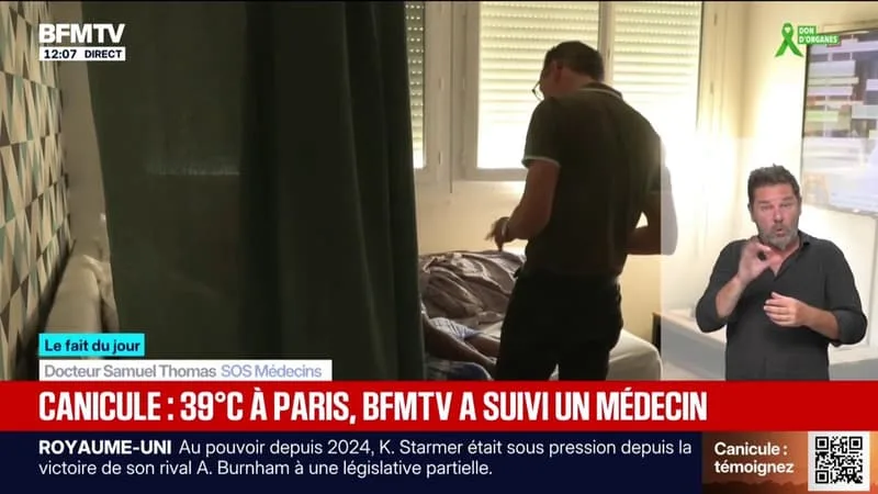 L’ACTIVITÉ DES ÉQUIPES DE SOS MÉDECINS RENFORCÉE FACE À LA CANICULE