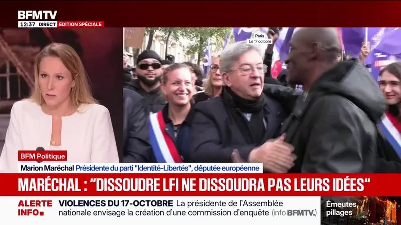 « DISSOUDRE LA FRANCE INSOUMISE NE DISSOUDRA PAS LES IDÉES QU’IL Y A DERRIÈRE », ESTIME MARION MARÉCHAL, EURODÉPUTÉE ET PRÉSIDENTE D’IDENTITÉ-LIBERTÉS