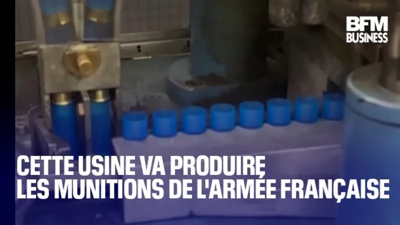 CETTE USINE VA PRODUIRE LES MUNITIONS DE L’ARMÉE FRANÇAISE