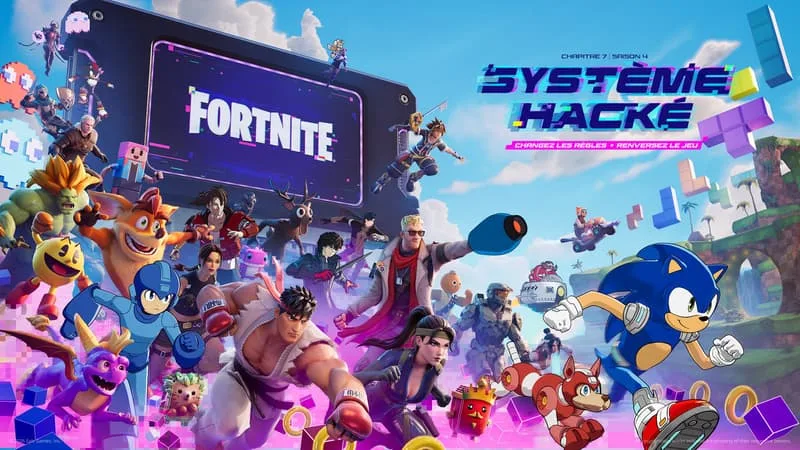 « FORTNITE » S’OFFRE SON « READY PLAYER ONE » EN INVITANT PLUS DE 20 LÉGENDES DU JEU VIDÉO DANS SA NOUVELLE SAISON