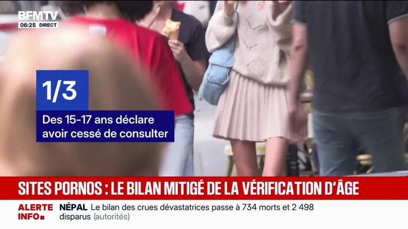 UN AN APRÈS SON ENTRÉE EN VIGUEUR, LA VÉRIFICATION DE L’ÂGE POUR ACCÉDER À UN SITE PORNOGRAPHIQUE EST-ELLE VRAIMENT RESPECTÉE?