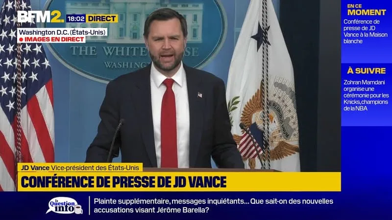 « J’AI L’INTENTION D’ALLER EN SUISSE »: JD VANCE PENSE ALLER « CE WEEK-END » EN SUISSE POUR DES NÉGOCIATIONS AVEC L’IRAN