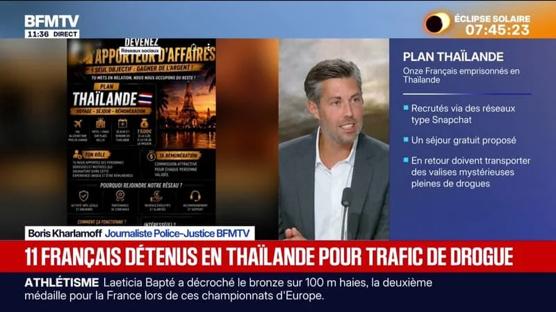 ONZE FRANÇAIS DÉTENUS EN THAÏLANDE DEPUIS LE DÉBUT DE L’ÉTÉ POUR TRAFIC DE DROGUES