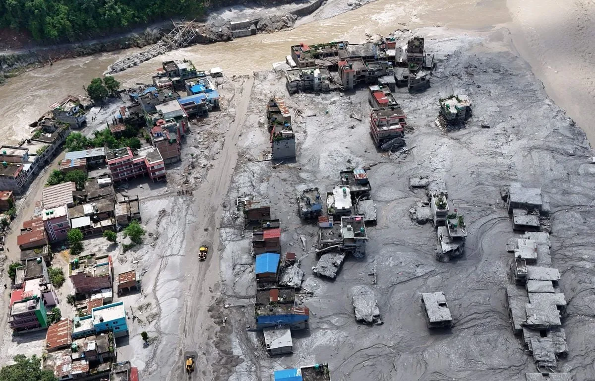 INONDATIONS AU NÉPAL ET AU TIBET : LE DERNIER BILAN ÉVOQUE PLUS DE 1.400 DISPARUS, DONT DES CENTAINES DE TOURISTES
