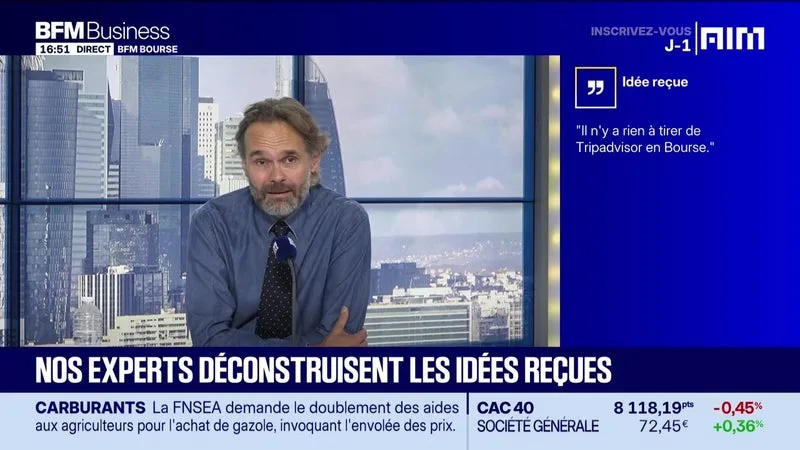 MYTHOMÈTRE : « IL N’Y A RIEN À TIRER DE TRIPADVISOR EN BOURSE », FAUX RÉPOND CHARLES MONOT – 23/09