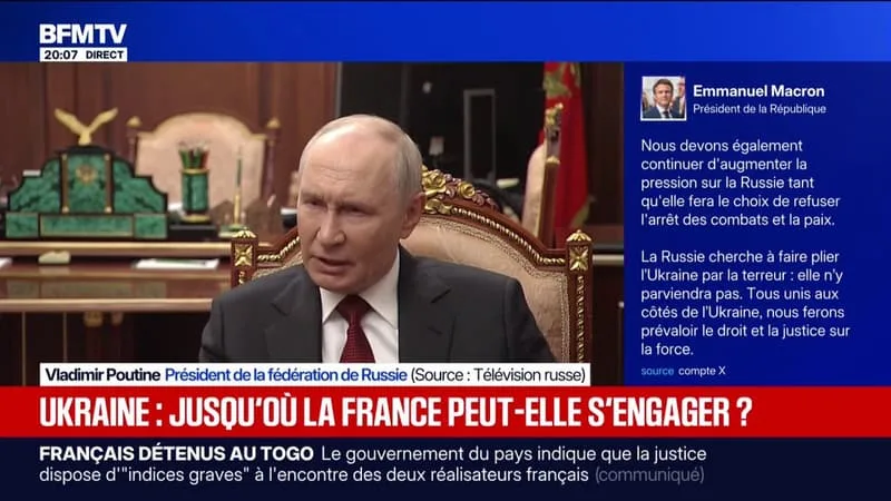 GUERRE EN UKRAINE: « L’UKRAINE A OUVERT LA BOÎTE DE PANDORE », LANCE VLADIMIR POUTINE