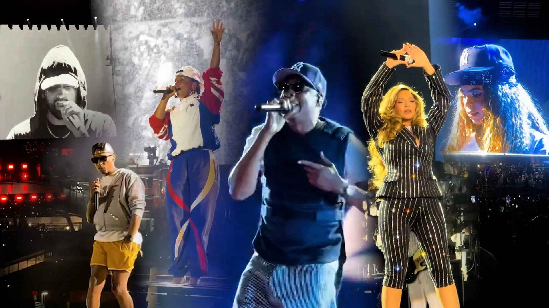 JAY-Z INVITE BEYONCÉ, EMINEM, ALICIA KEYS ET MÊME BLUE IVY À SES CONCERTS ANNIVERSAIRE À NEW YORK