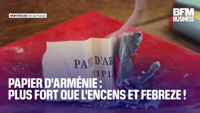 PAPIER D’ARMÉNIE : PLUS FORT QUE L’ENCENS ET FEBREZE !