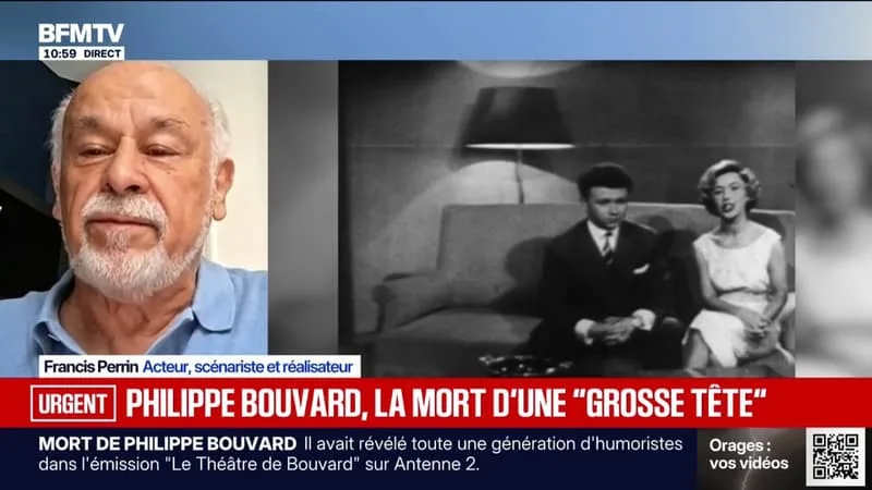 MORT DE PHILIPPE BOUVARD: « C’ÉTAIT UN HOMME ASSEZ EXTRAORDINAIRE ET QUI A MARQUÉ MA VIE », AVOUE FRANCIS PERRIN, ACTEUR, SCÉNARISTE ET RÉALISATEUR