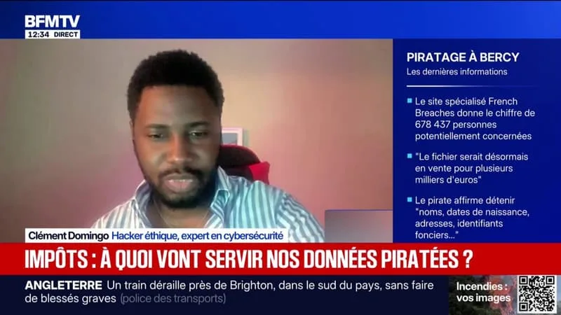 CYBERATTAQUE DES IMPÔTS: « LES DONNÉES SONT DÉJÀ EN VENTE », AFFIRME L’EXPERT EN CYBERSÉCURITÉ CLÉMENT DOMINGO