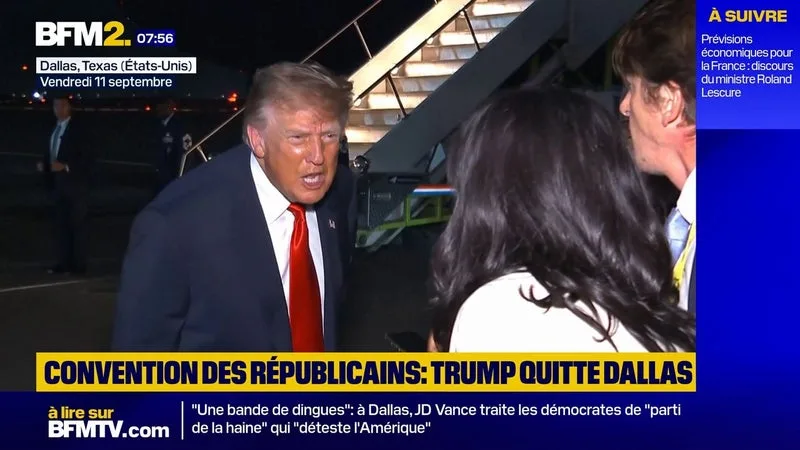 « VOUS ÊTES LES PIRES »: DONALD TRUMP S’EN PREND DE NOUVEAU À UNE JOURNALISTE