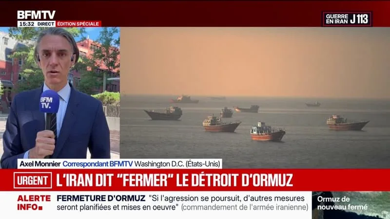 TÉHÉRAN ANNONCE « FERMER » LE DÉTROIT D’ORMUZ APRÈS LES ATTAQUES ISRAÉLIENNES AU LIBAN