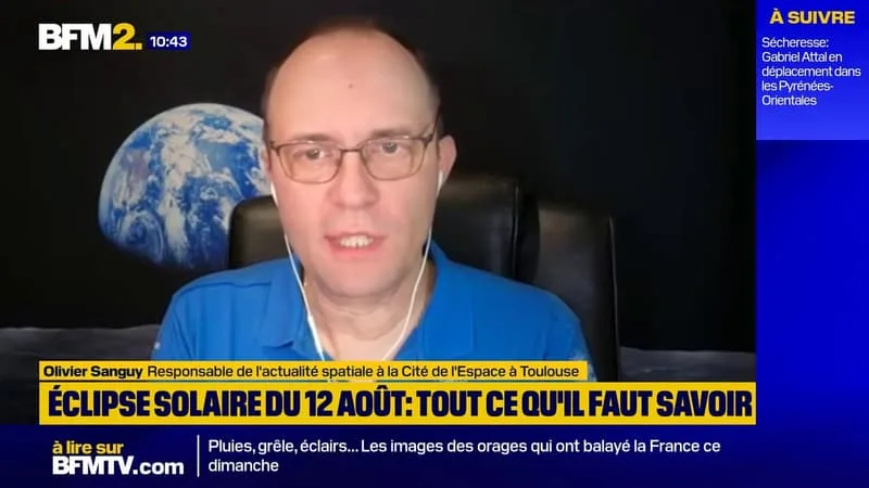 ÉCLIPSE SOLAIRE DU 12 AOÛT: OÙ ET À QUELLE HEURE SERA-T-ELLE LA PLUS VISIBLE ?