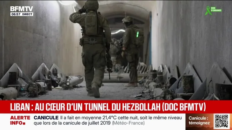 DOCUMENT BFMTV. LIBAN: AU CŒUR D’UN TUNNEL DU HEZBOLLAH