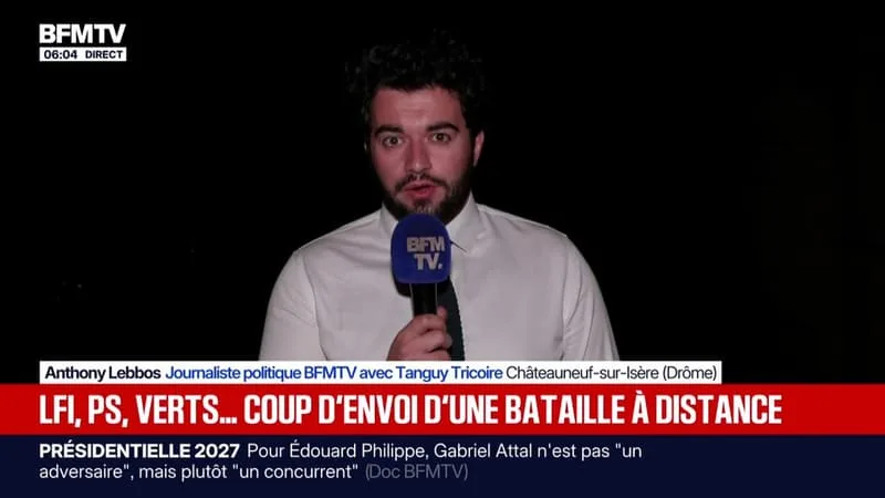PRÉSIDENTIELLE 2027: À GAUCHE, LES DISCUSSIONS AUTOUR DE POTENTIELLES ALLIANCES DÉBUTENT TANDIS QUE LA PROBABLE CANDIDATURE DE RAPHAËL GLUCKSMANN EST ATTENDUE CE DIMANCHE
